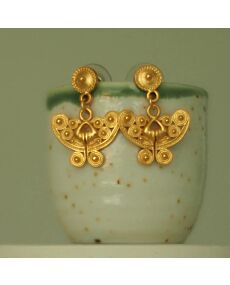 Spirals Butterfly Dangle Earrings