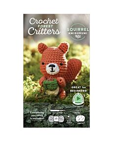 Crochet Forest Critters Amigurumi Kit - Squirrel