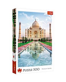 Taj Mahal, Agra India 500 Piece Puzzle