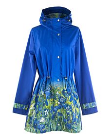 Van Gogh Irises Raincoat
