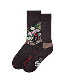 Vincent Van Gogh Vase with Carnations Socks