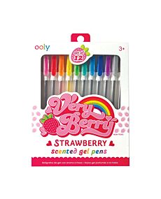 Very Berry Strawberry Scented Gel Pens