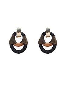 Pichulik Vessel Black/Camel Earrings