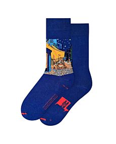 Vincent Van Gogh Terrace of A Café At Night Socks