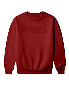 VMFA Logo Cardinal Crewneck Sweatshirt