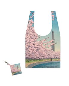 Kawase Hasui Washington Monument at Potomac River Shopper Tote Bag