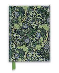 William Morris: Seaweed Wallpaper Design Foiled Journal