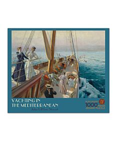  Julius LeBlanc Stewart : Yachting in the Mediterranean 1,000 Piece Puzzle
