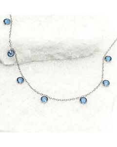 Guiding Lights Necklace in Silver & Blue
