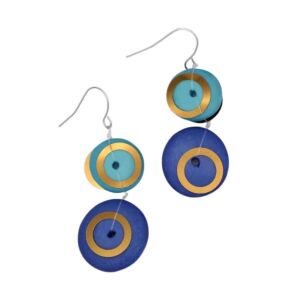 Adria Blue Dangle Earrings