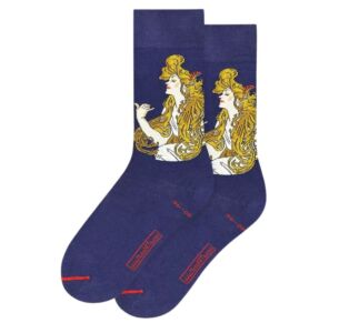Art Nouveau Poster Socks