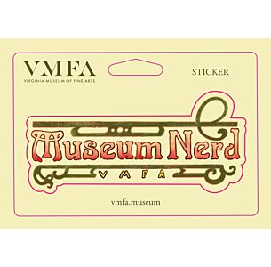 Museum Nerd Art Nouveau Sticker