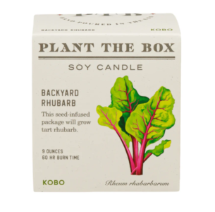  Plant the Box Candle Backyard Rhubarb