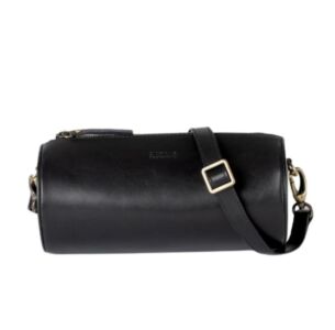 Izzy Classic Leather Handbag - Black