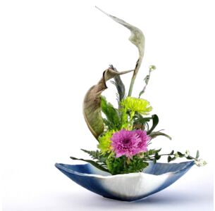 Blue & White Flower Vase