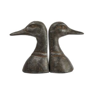 Cast Iron Duck Head Bookends