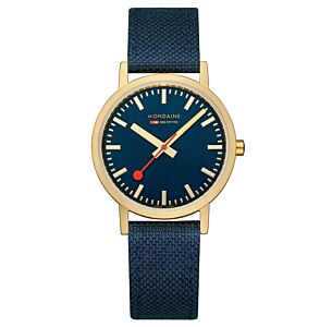 Classic Deep Ocean Blue Textile Watch