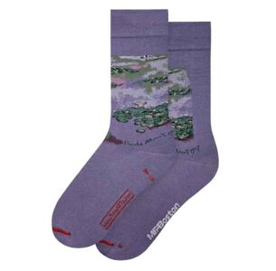 Claude Monet Water Lilies Purple Socks