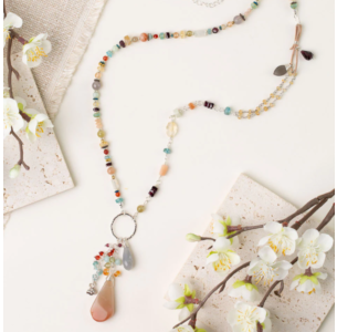 Anne Vaughan Gentle Breeze Collage Necklace