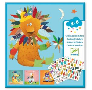 Create Animals Sticker Collage Activity