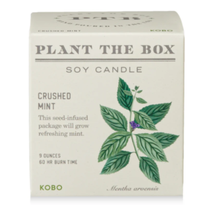 Crushed Mint Plant The Box Candle