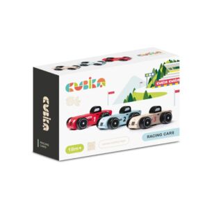 Cubika Wooden Racing Cars Set 