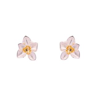 Daffodil Silver Studs