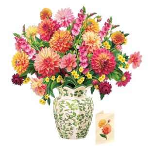 Dahlia Sunrise Grande Pop-Up Flower Bouquet