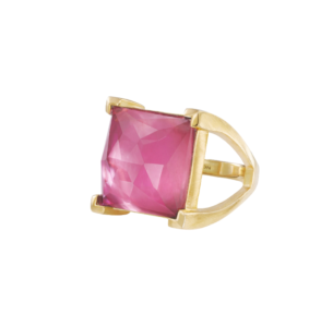 Dean Davidson Siam Pink Plaza Ring