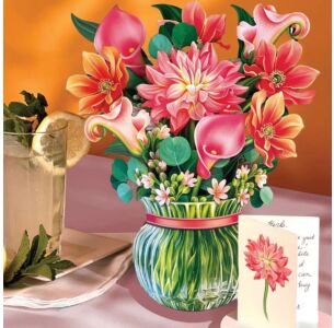 Dear Dahlia Pop-Up Flower Bouquet
