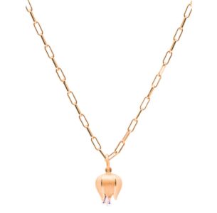 Elegant Gold Tulip Necklace