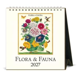 Flora & Fauna 2027 Desk Calendar
