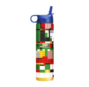 Frank Lloyd Wright Hillside Curtain Water Bottle
