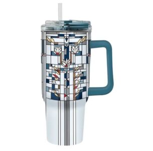 Frank Lloyd Wright Waterlilies Tumbler