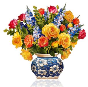 Grande Sorbet Roses Pop-Up Flower Bouquet