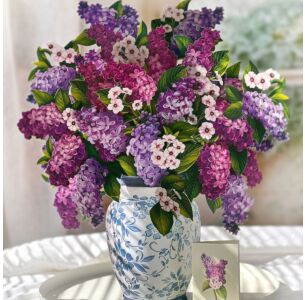 Grande Garden Lilacs Pop-Up Flower Bouquet