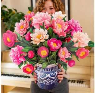 Grande Peony Paradise Pop-Up Flower Bouquet