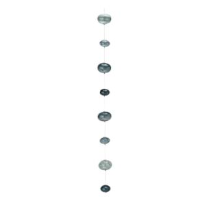 Hand-Blown Glass Bubble Garland - Blue