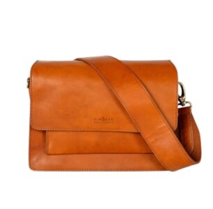 Harper Leather Handbag - Cognac