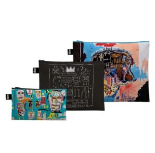 Jean-Michel Basquiat Untitled Recycled Zip Pockets