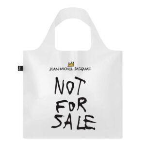 Jean-Michel Basquiat Not for Sale Milky Transparent Bag