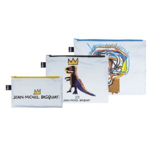 Jean-Michel Basquiat Crown, Pez Dispenser, Untitled Reflective Zip Pockets