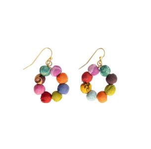 Kantha Classic Mini Hoops