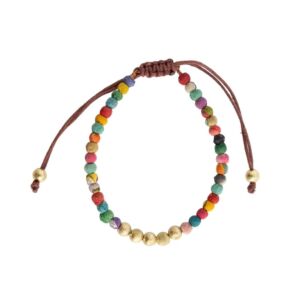 Kantha Milieu Gilded Slide Bracelet