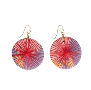 Kantha Threadburst Solo Grande Earrings
