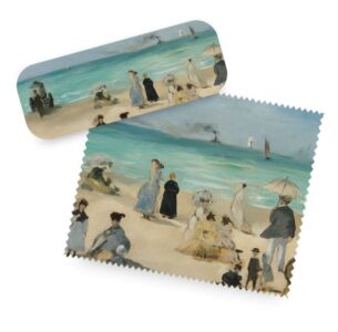 Manet On the Beach Eyeglass Case + Lens Cloth