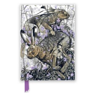 Martin Truefitt-Baker: Hares in Meadow Cranesbill Foiled Journal