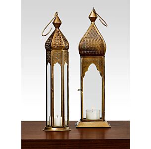 Antique Bronze Mahal Lantern - Small or Large
