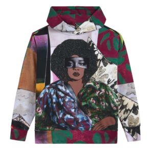 Mickalene Thomas Afro Goddess Unisex Hoodie