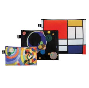 Mondrian, Kandinsky, Delaunay Zip Pockets